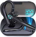 Bluetooth Headset Wireless Earpiece 60Hrs Playback Built-in Dual Mic Noise by Eumspo