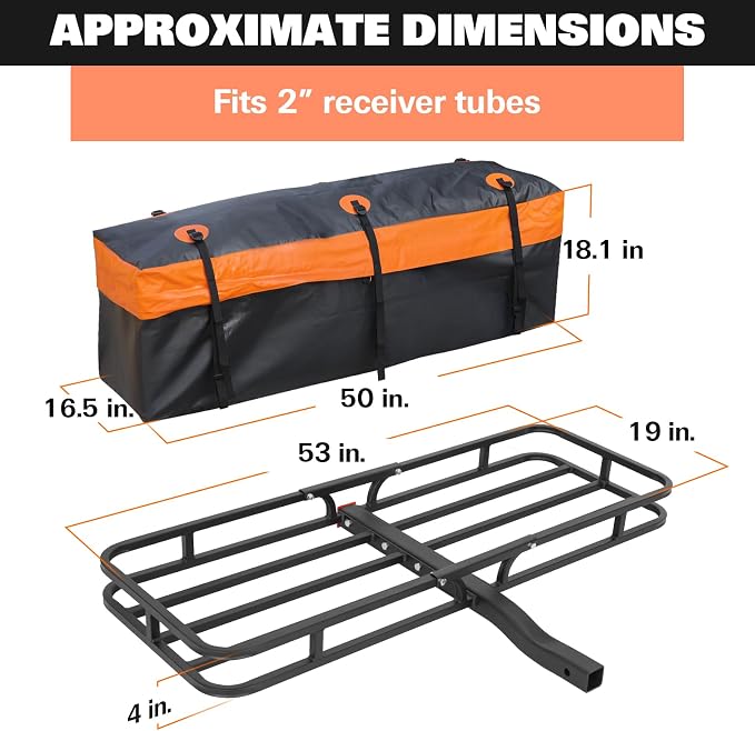 WEIZE Hitch Cargo Carrier for SUV, Truck - Image 3