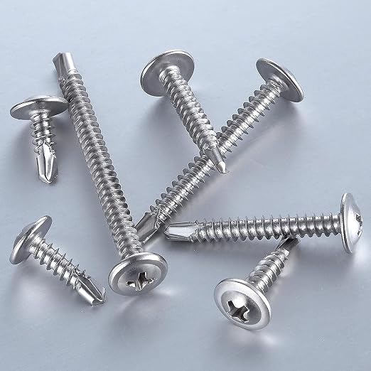 Wensilon #10×1-1/2”for Sheet Metal Self-Tapping Screws 410 Stainless Steel - Image 2