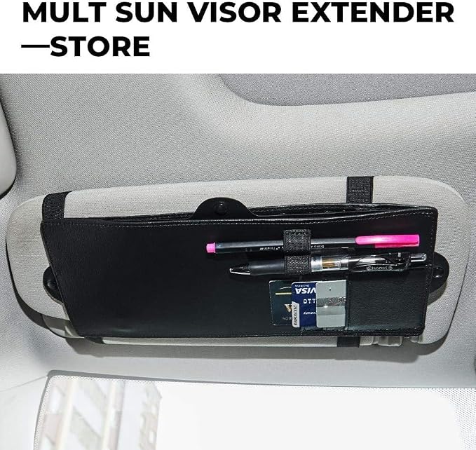 JoyTutus Car Sun Visor Sunshade Extender, Adjustable Sun Visor Protects from - Image 4