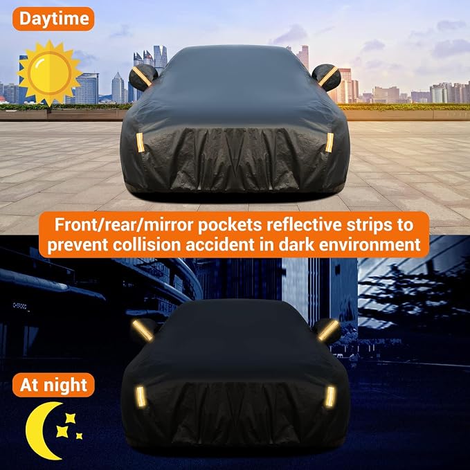 Tecoom All Weather Fleece Lining Car Cover - Image 5