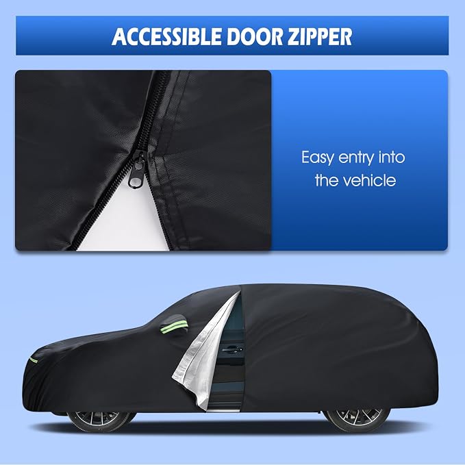 Car Cover Custom Fit for Audi Q5/SQ5 2009-2025, Migaven Waterproof Full - Image 2