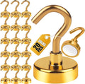 DIYMAG Magnetic Hooks, 30Lbs Strong Heavy Duty Cruise Magnet S-Hook by DIYMAG