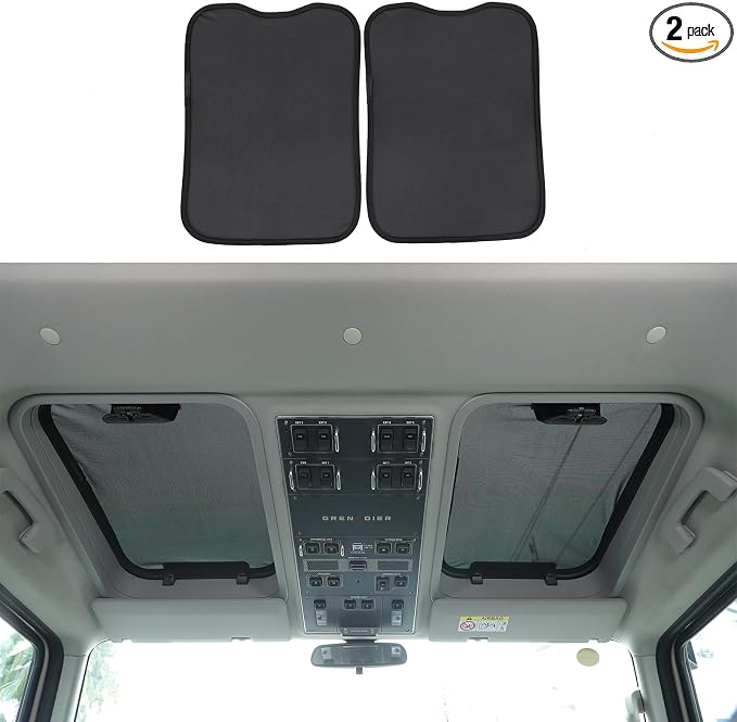 Compatible with INEOS Grenadier 2020-2024 Car Sunroof Sun Shade, Foldable by Tumukiw