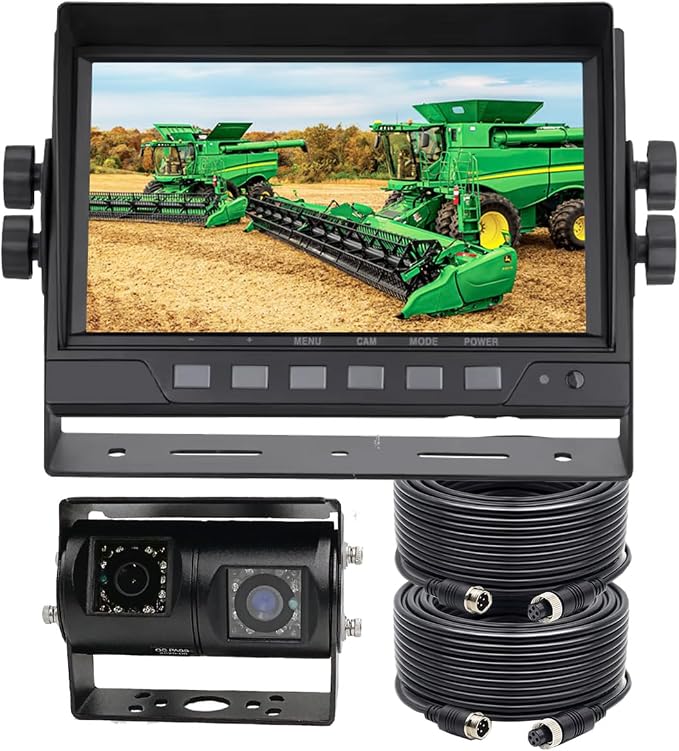 AHD 1080P 7" Reverse Rear View Backup Dual Twin Lens Camera System, Point Each by ATPTK