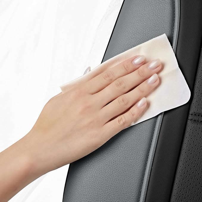 Road Comforts Leather Seat Covers, Breathable Car Seat Covers Full Set - Image 6