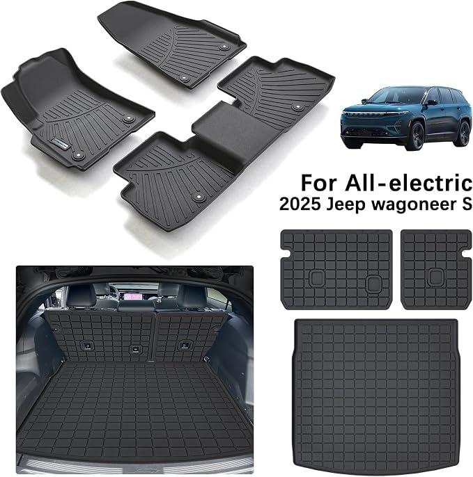 Floor Mats & Trunk Mat for 2025 Jeep Wagoneer S 4xe EV - Image 7
