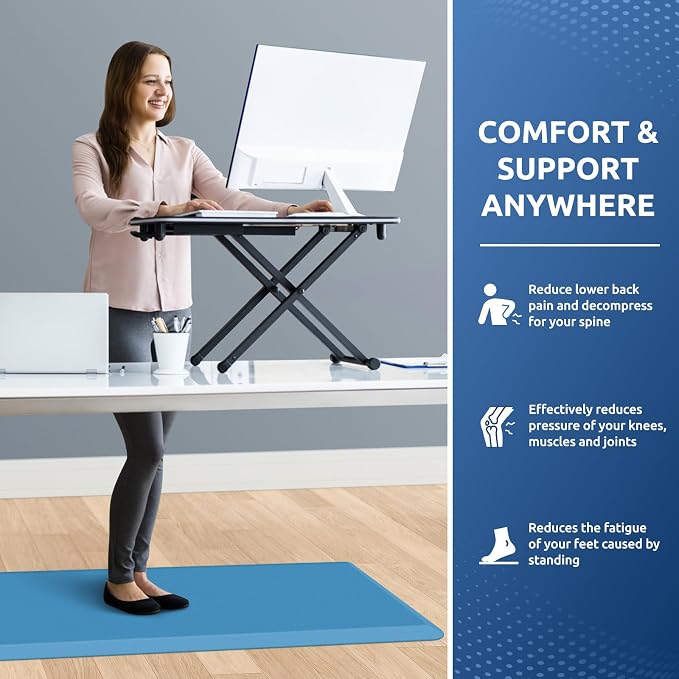 KitchenClouds Kitchen Mat Cushioned Anti Fatigue Rug 20"x39" Waterproof - Image 4