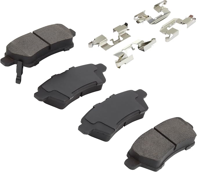 Premium Ceramic Rear Brake Pads Compatible - Image 2