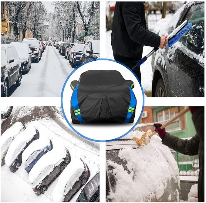 Avecrew Car Cover Custom Fit for Honda CRV, Waterproof All Weather Full - Image 3