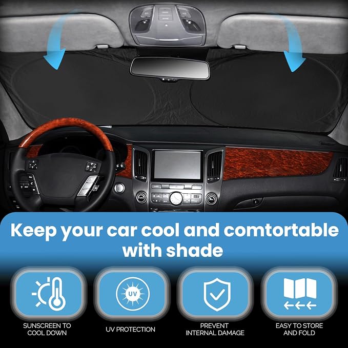 Custom Fit Sorento Windshield Sunshade - Image 3