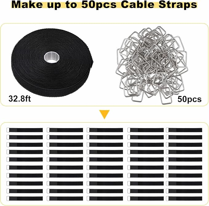 1"x32ft Hook and Loop Straps - Image 4