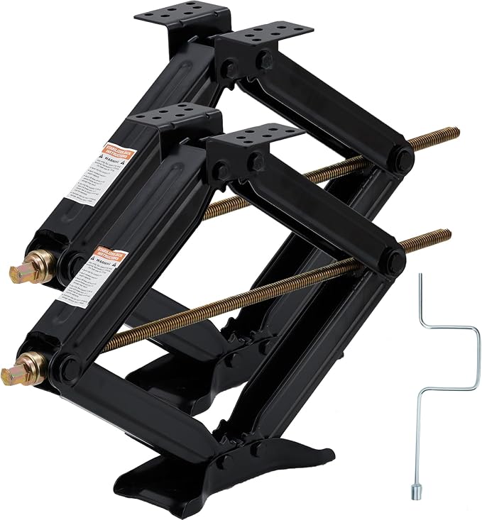 Garvee 24" RV Scissor Jack - 7500lb Heavy Duty Leveling Stabilizer by Garvee
