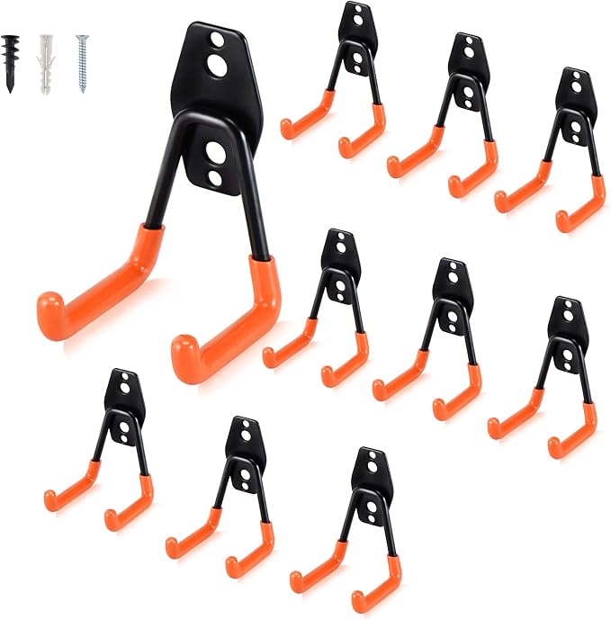 AOBEN Garage Hooks Heavy Duty, Steel Garage Storage Hooks, Utility Tool Hangers by AOBEN