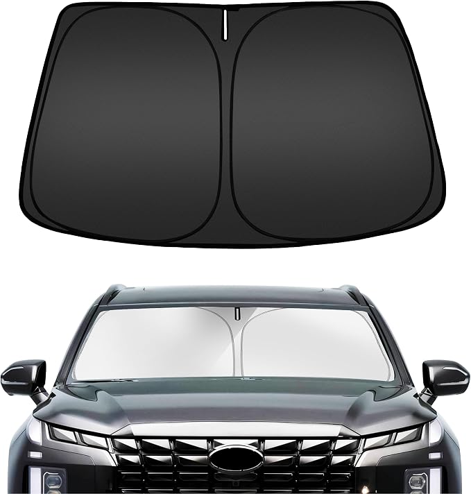 ARISMOTOR Windshield Sun Shade for Hyun-dai Palisade 2020-2025 2026, Custom Fit by ARISMOTOR