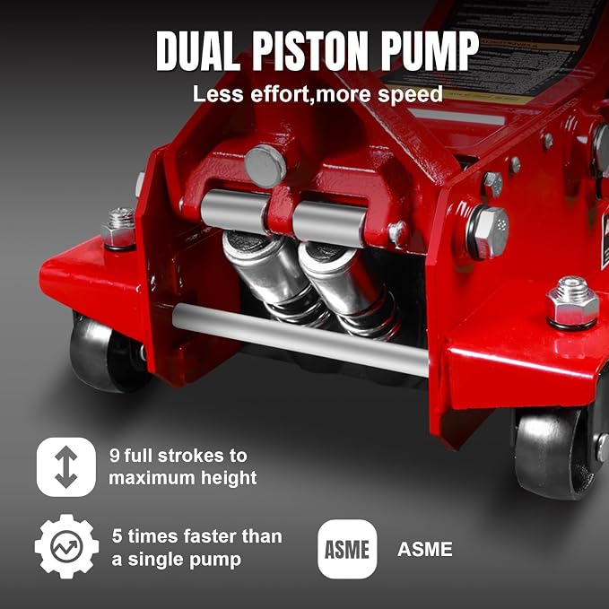 BIG RED Hydraulic Low Profile Service/Floor Jack - Image 3
