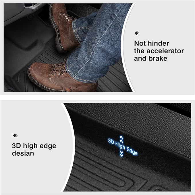 Powerty Floor Mats for 2023-2025 Kia Sportage Hybrid Accessories All Weather - Image 5