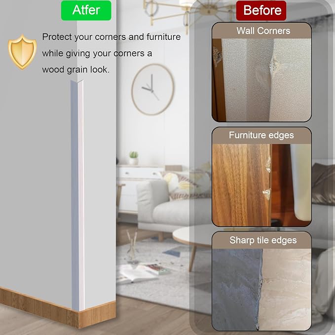 6 Pcs 49" Wall Corner Protector Trim - Image 4
