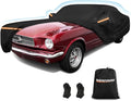 Car Cover for Ford Mustang 1964-1968, Waterproof 210D Oxford Cloth and Cotton by BIGACOVER