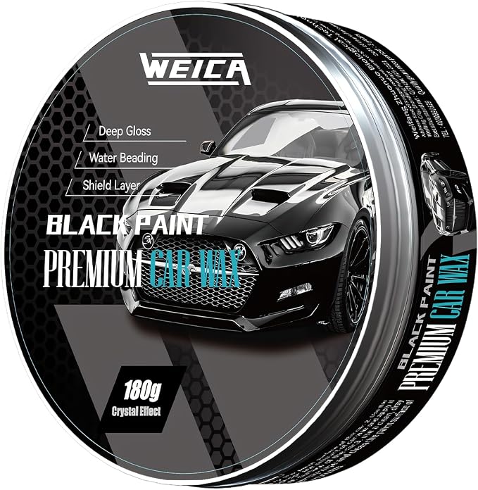 Car Wax for Dark Color Cars | Black, Midnight Blue | Liquid Depth & Sun Swirl by WEICA