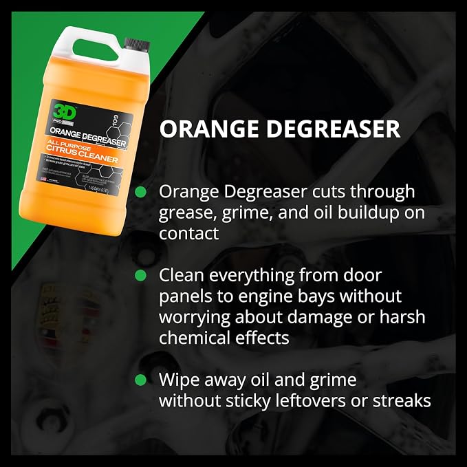 3D Orange Degreaser – Citrus-Based Car Cleaner - Image 4
