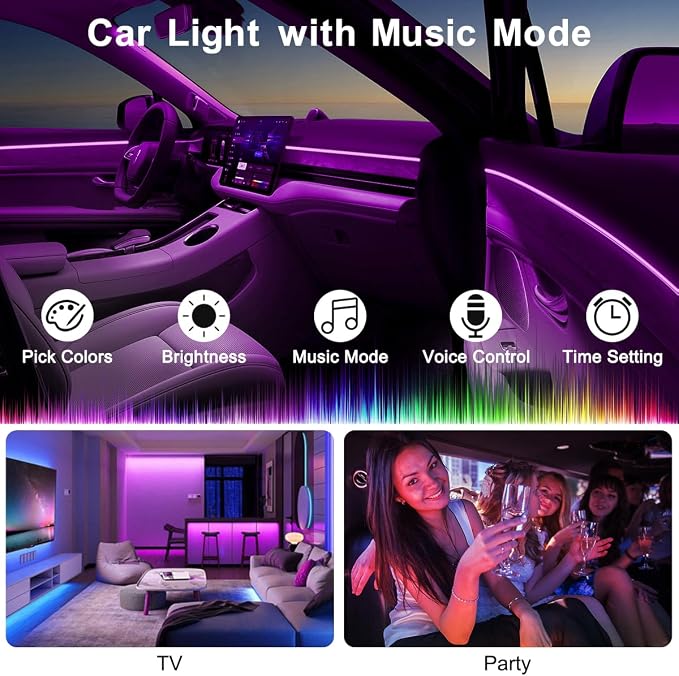 Interior Car LED Strip Lights - Image 5