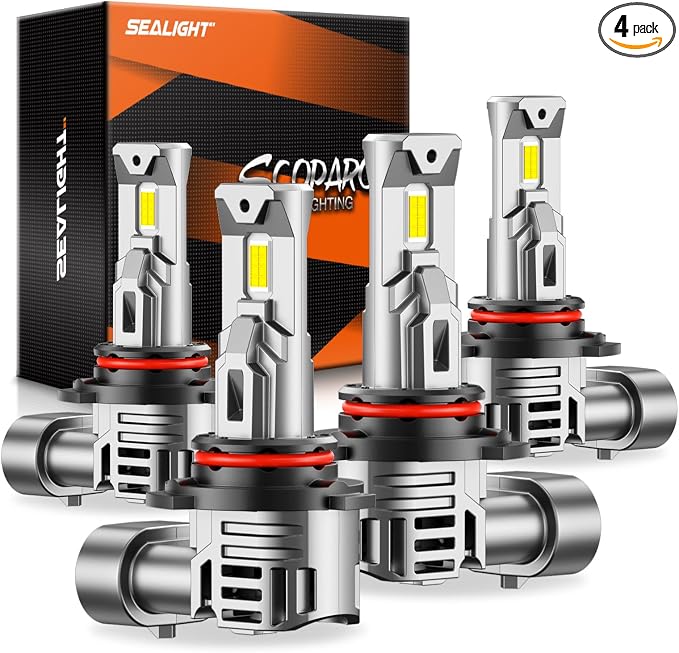 SEALIGHT 9005 9006 Bulb, 60000LM 6500K by SEALIGHT