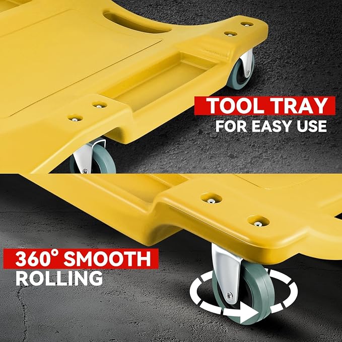 Auto Dynasty 40 Inches Mechanic Creeper, Automotive Garage Repair Low Profile - Image 5