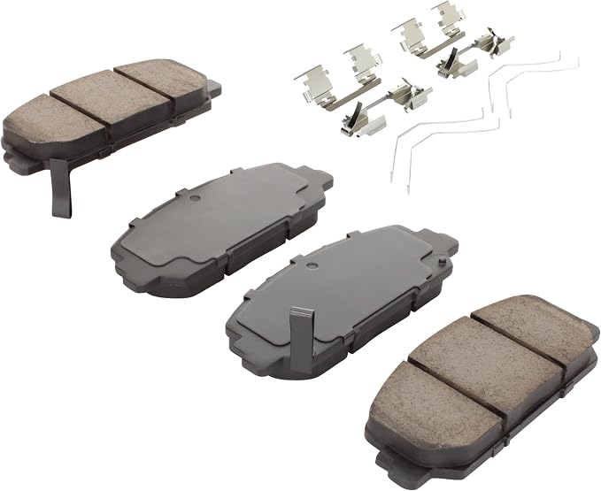 Premium Semi-Metallic Front Brake Pads Compatible - Image 2