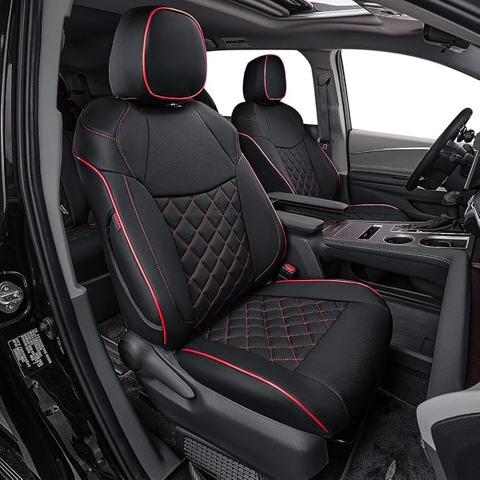 EKR Sienna Seat Covers for 2011-2020 Toyota Sienna L, 7 Seats, 2nd Row Captain by EKR