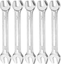 HARFINGTON 5pcs Double Open End Wrench 7mm x 8mm Metric 15 Degree Offset Angle by HARFINGTON