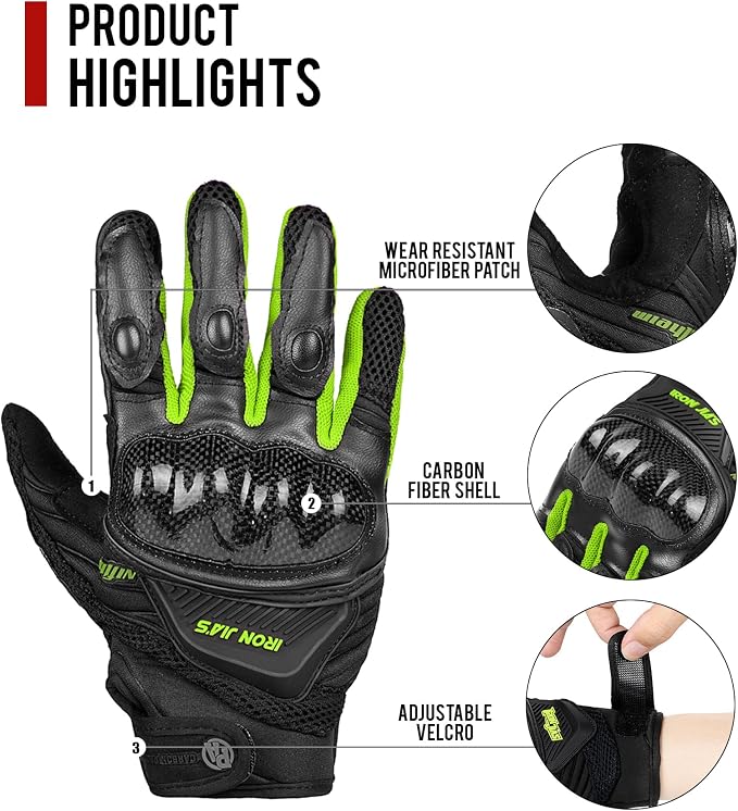 BORLENI Motorcycle Gloves Touch Screen - Image 5