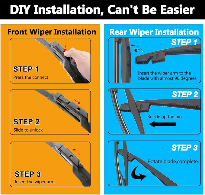 AUTOBOO 26"+20" Windshield Wipers - Image 6