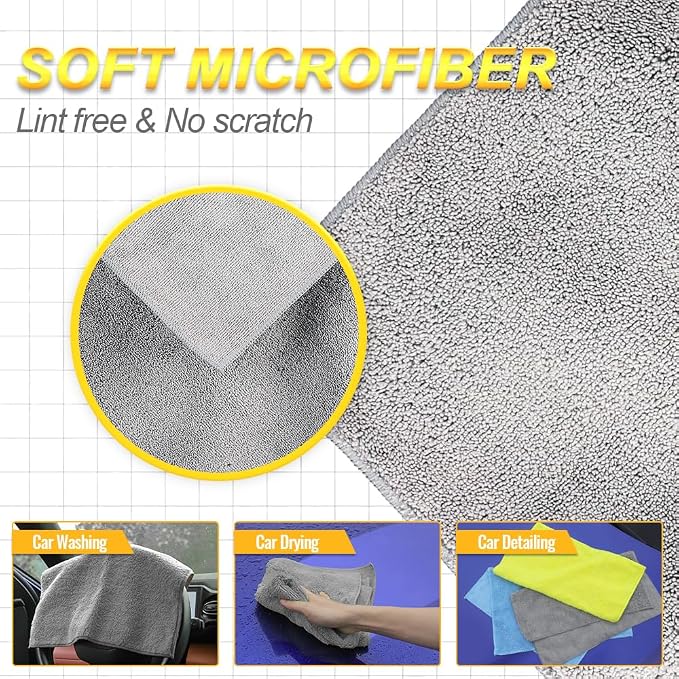 Drying Towels, Car Wash Cleaning Towel Extra Soft, Reusable and Durable - Image 3