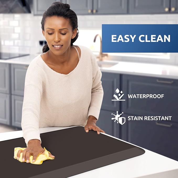 KitchenClouds Kitchen Mat Cushioned Anti Fatigue Kitchen Rug Non Slip Standing - Image 3