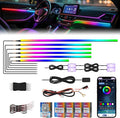 2025 Upgraded Dreamcolor Acrylic Interior Car LED Strip Light by AMKI