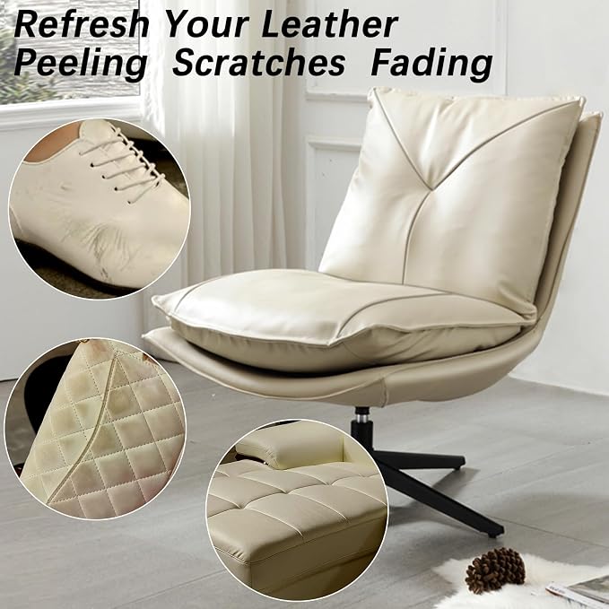 Leather Recoloring Balm, Leather Color Restorer Conditioner, Leather Restorer - Image 3