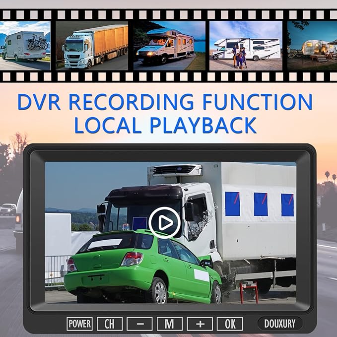 Wireless Backup Camera for RV Truck Trailer Camper Bus 5th Wheel 3 Rear/Side - Image 4
