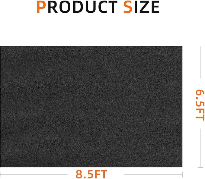 Garage mats for Floor, 8.5 x 6.6 Ft, Garage Floor mats for Under car, Oil Spill - Image 2