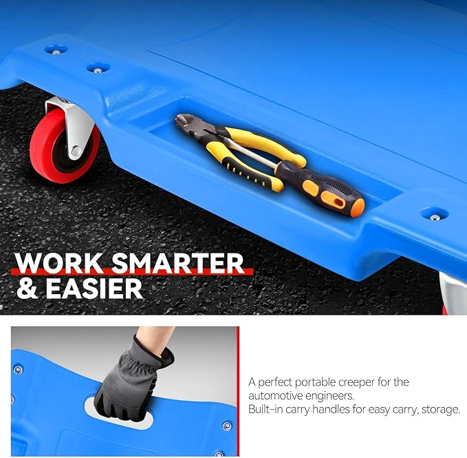 Auto Dynasty 36 Inches Mechanic Creeper, Automotive Garage Repair Low Profile - Image 4