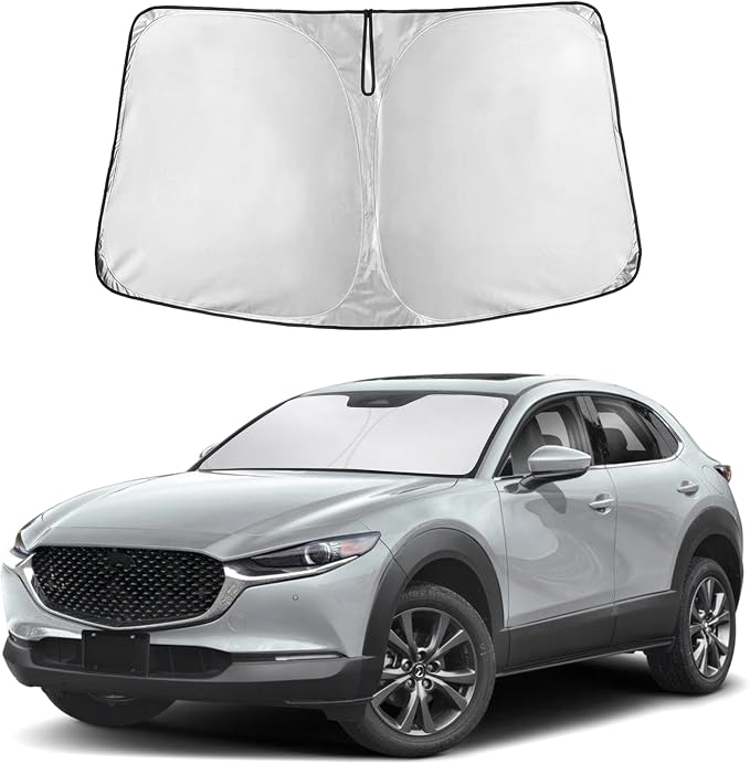 for Mazda CX-30 2019-2025 EcoNour Windshield Sunshade -240T Polyester Material by EcoNour