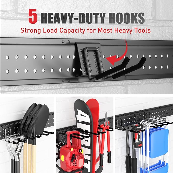 Garage Tool Organizer Wall Mount 64 inches - Image 4