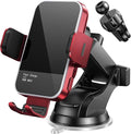 Wireless Car Charger, 【7 Colored RGB Backlit】Mosurr 15W Auto Clamping Car by Mosurr