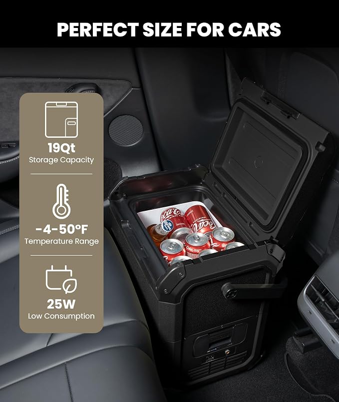 EENOUR D18 19Qt/18L 12V Car Refrigerator - Image 6