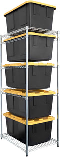 SafeRacks 5-Tier Steel Tote Rack WS-BR27 by SafeRacks