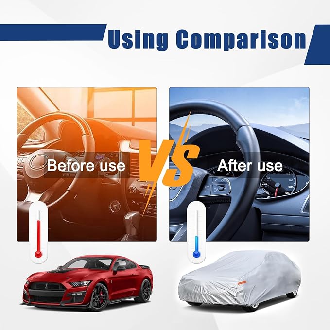 Kayme 6 Layers Car Cover Custom fit - Image 5