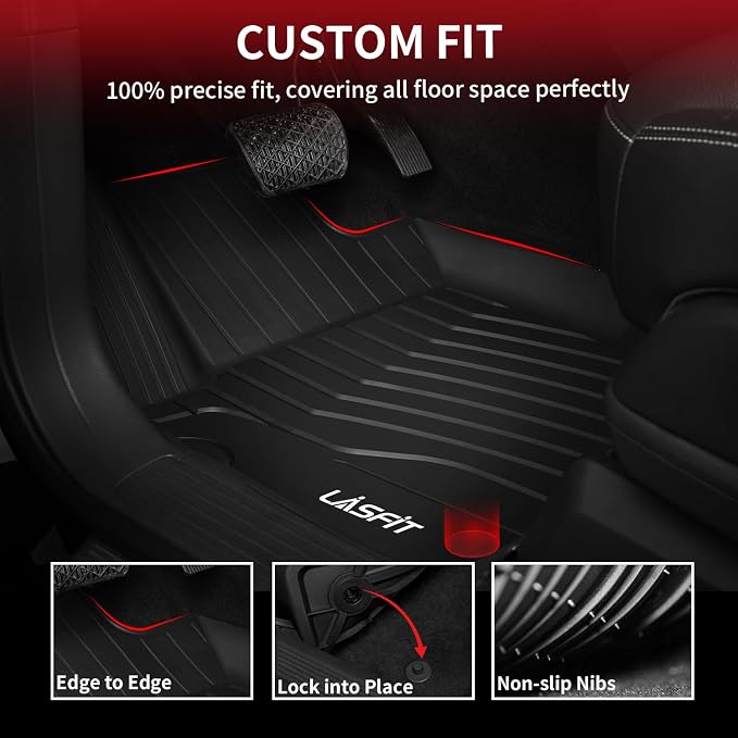 LASFIT Floor Mats for Mercedes Benz GLE 2019 2018 2017 2016 350/400 / 43 AMG / - Image 2
