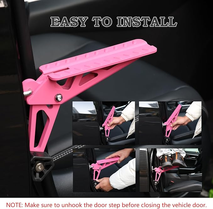 COWVIE Foldable Car Door Step Stand Pedal - Image 5