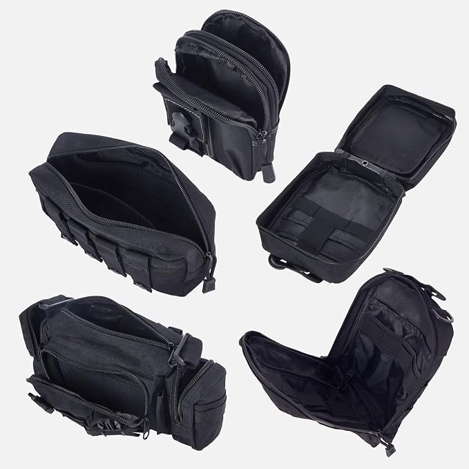 Universal Tactical Seat ​Back Organizer Vehicle Molle Panel Organizer Storage - Image 7