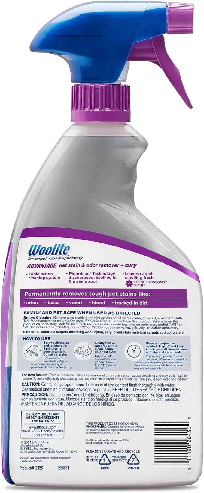 Bissell Woolite® Advantage Pet Stain & Odor Remover + Oxy - Image 2